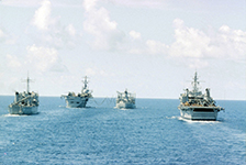 Unrep LPD Vancouver AF Vega LPH Okinawa LST Peroria